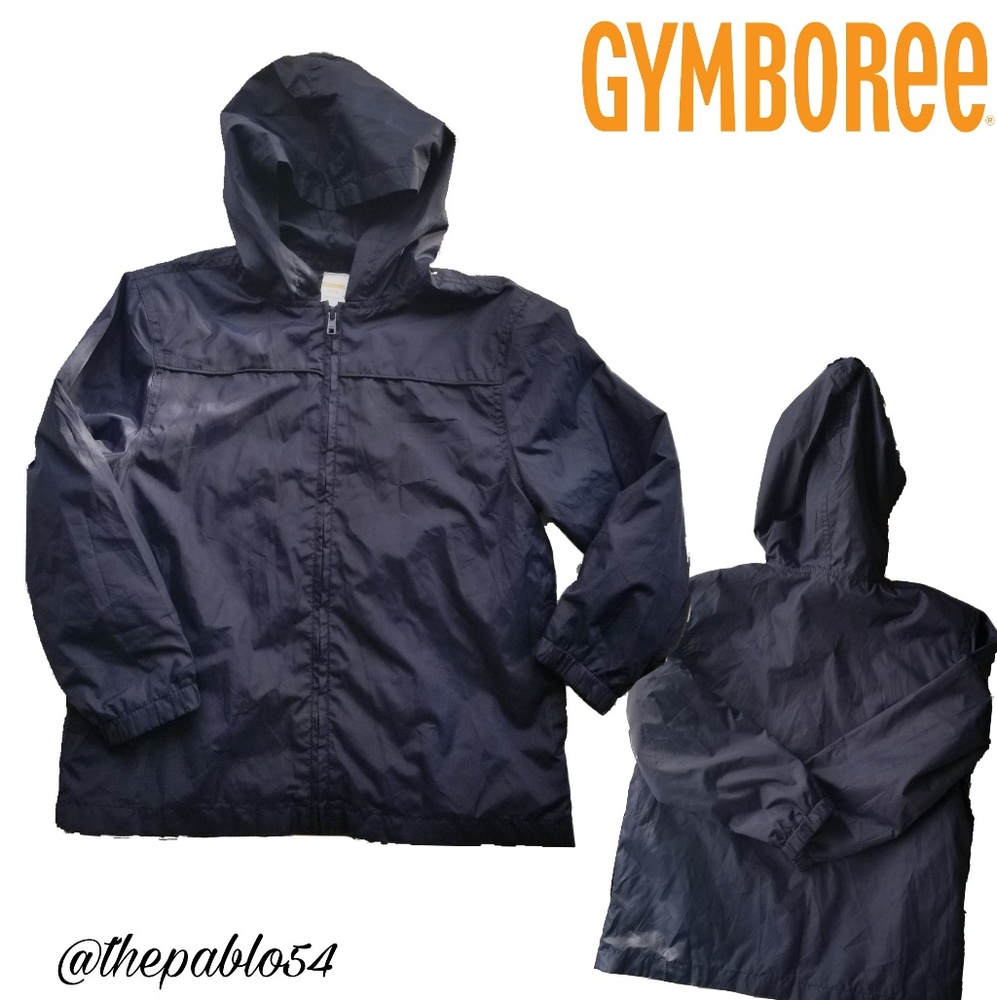 Boys Gymboree Navy Blue Zippered Windbreaker M